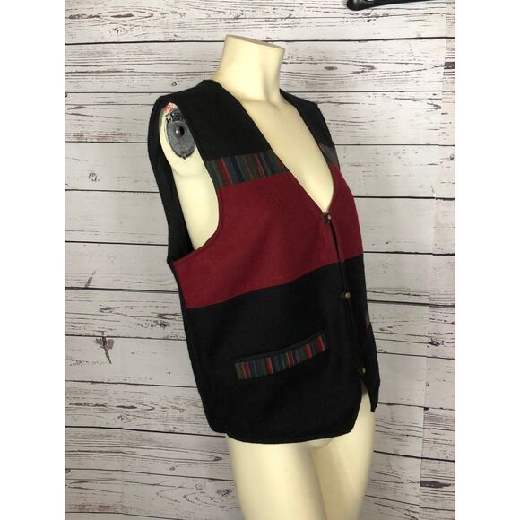 VINTAGE Handmade 100% Wool Made In Napal Vest size medium - Picture 6 of 11